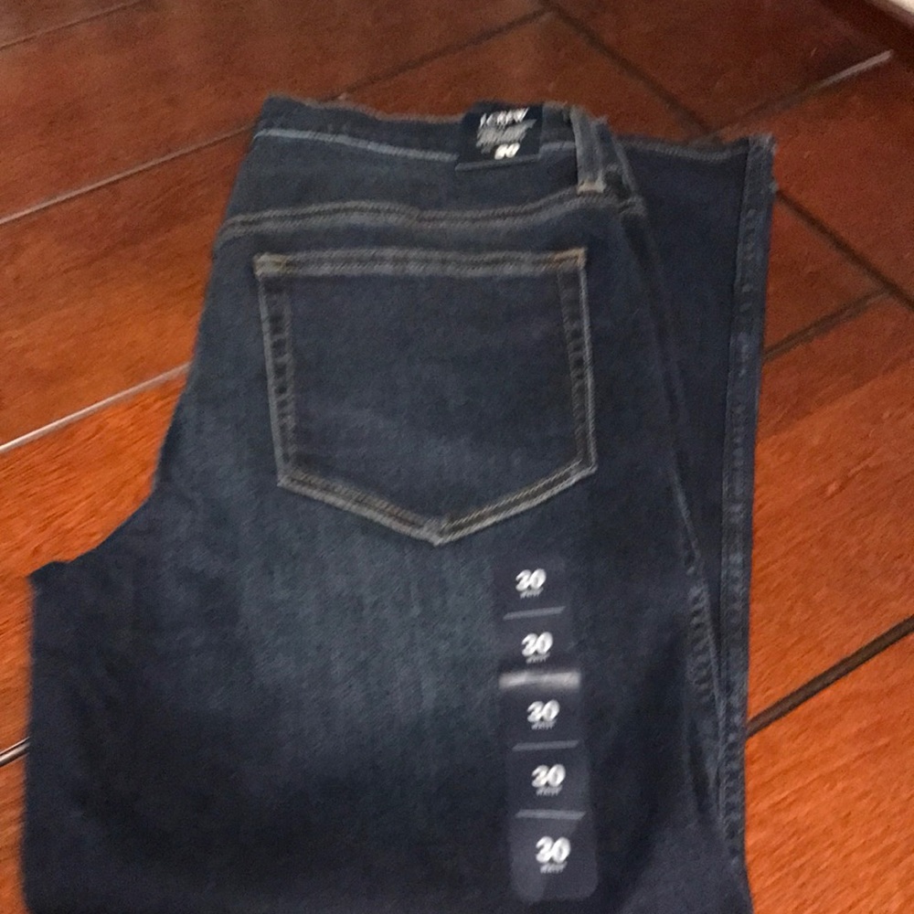Jcrew high rise vintage straight jeans. Size 30. New with tags.